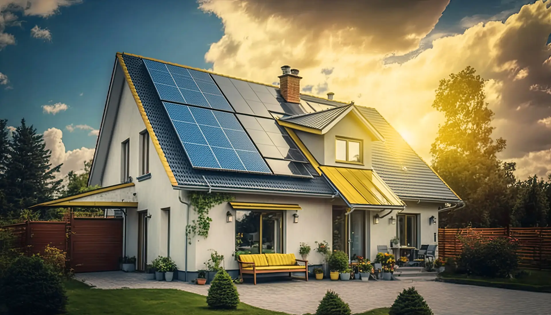 Solarthermie-Anlage auf Einfamilienhaus in Bayern - HeizCenter Installation mit KfW-Förderung